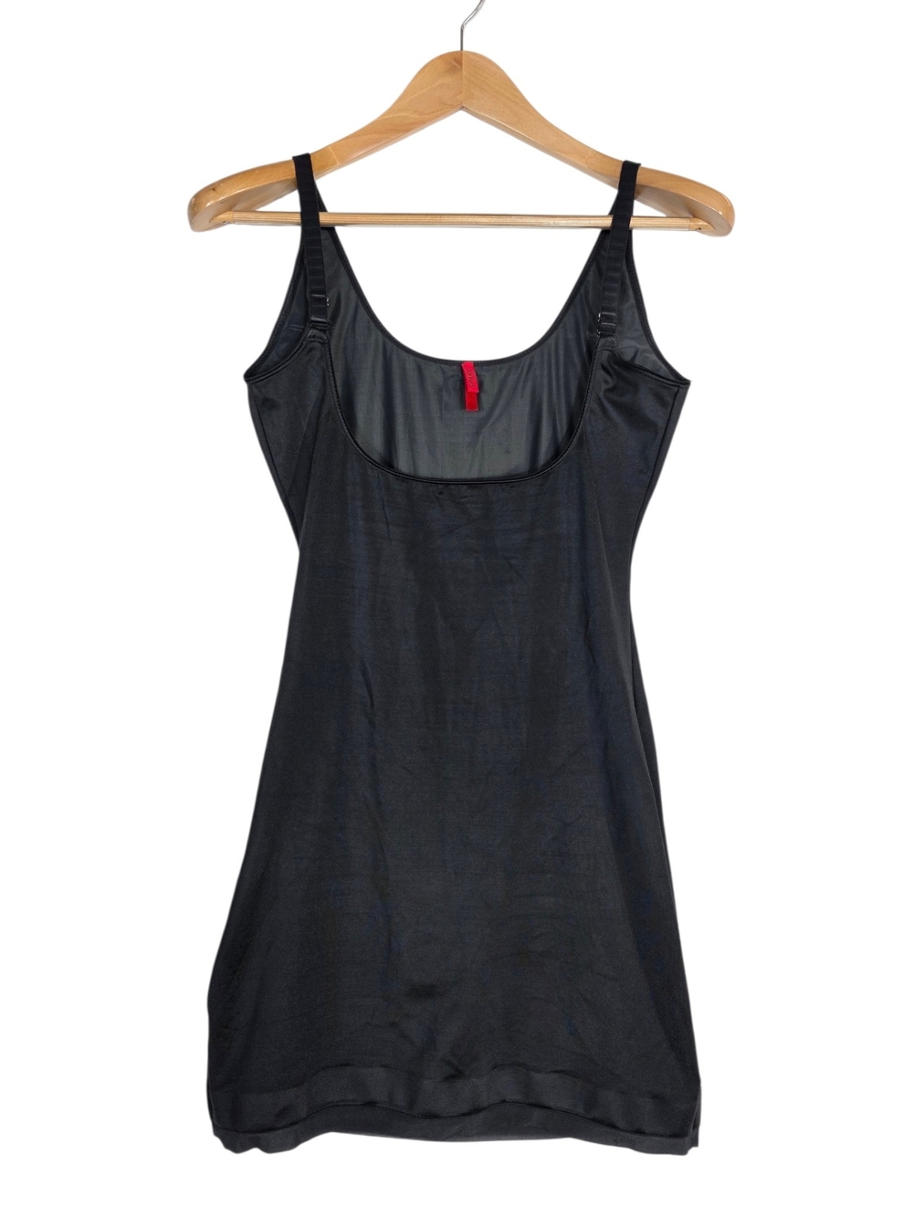 Spanx Slimplicity Women's Black Slip Bodysuit Chemise with Adjustable  Straps